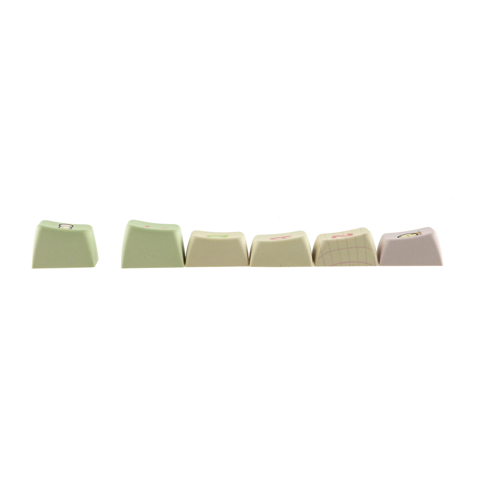 مجموعة KiiBOOM x Ydmochi Sweet Dango Dream Keycap 142 MDA Profile 5-Side Dye-Sublimation PBT Keys متوافقة مع أغطية مفاتيح MX