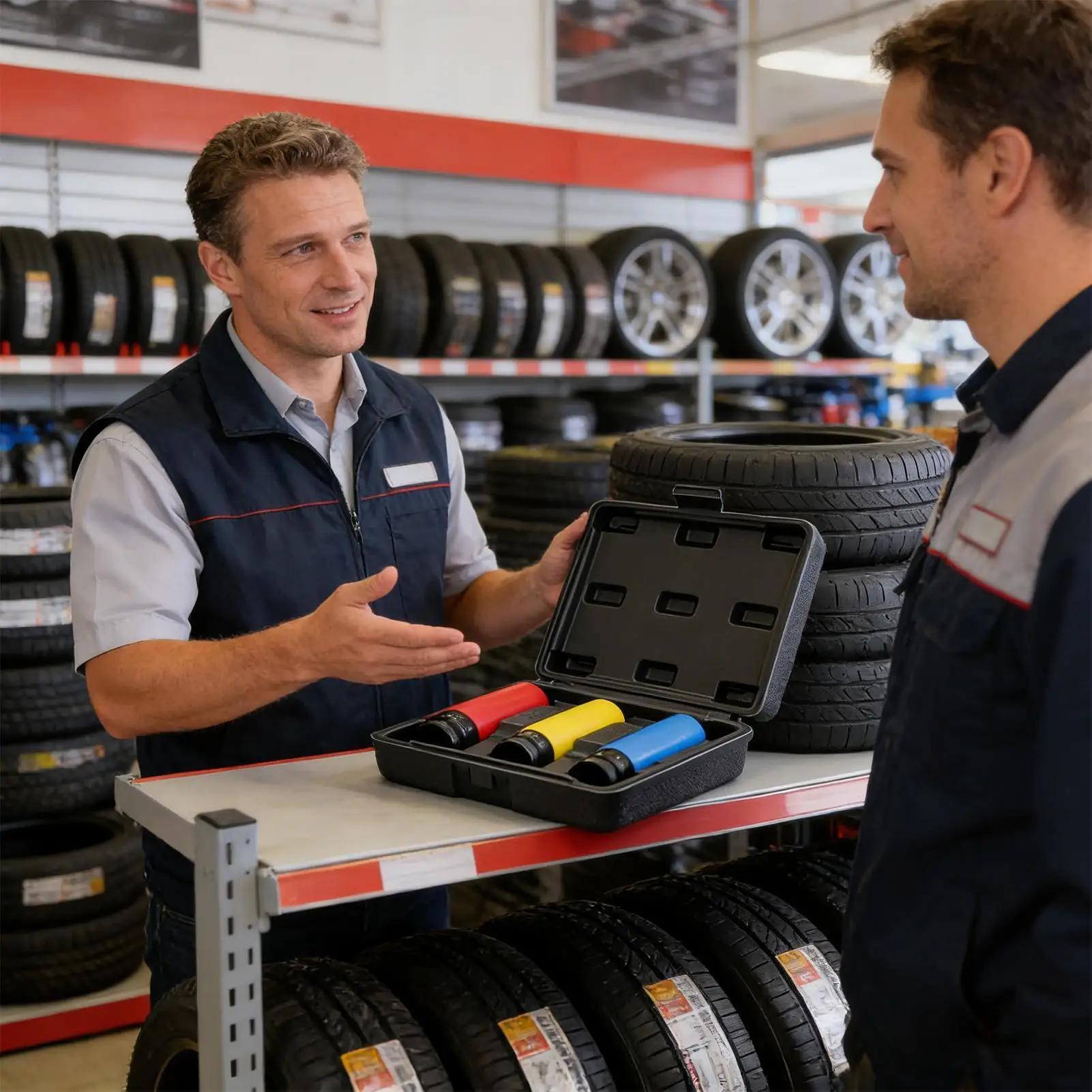 

Набор торцевых ключей для колесных гаек 1/2 дюйма, инструмент для обслуживания автомобилей, тонкостенные торцевые головки для колесных гаек, для гаража, подъездной дорожки, мастерской, автомобильной техники