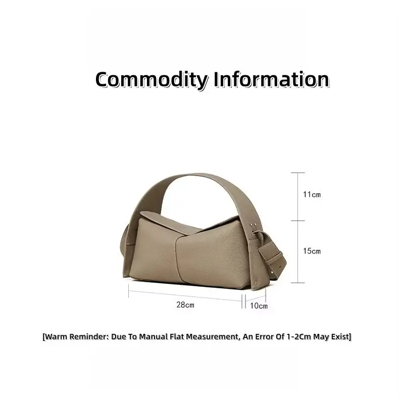 Detachable Shoulder Strap, Crossbody Soft Durable Large Capacity Genuine Leather Handbag Women - view 6