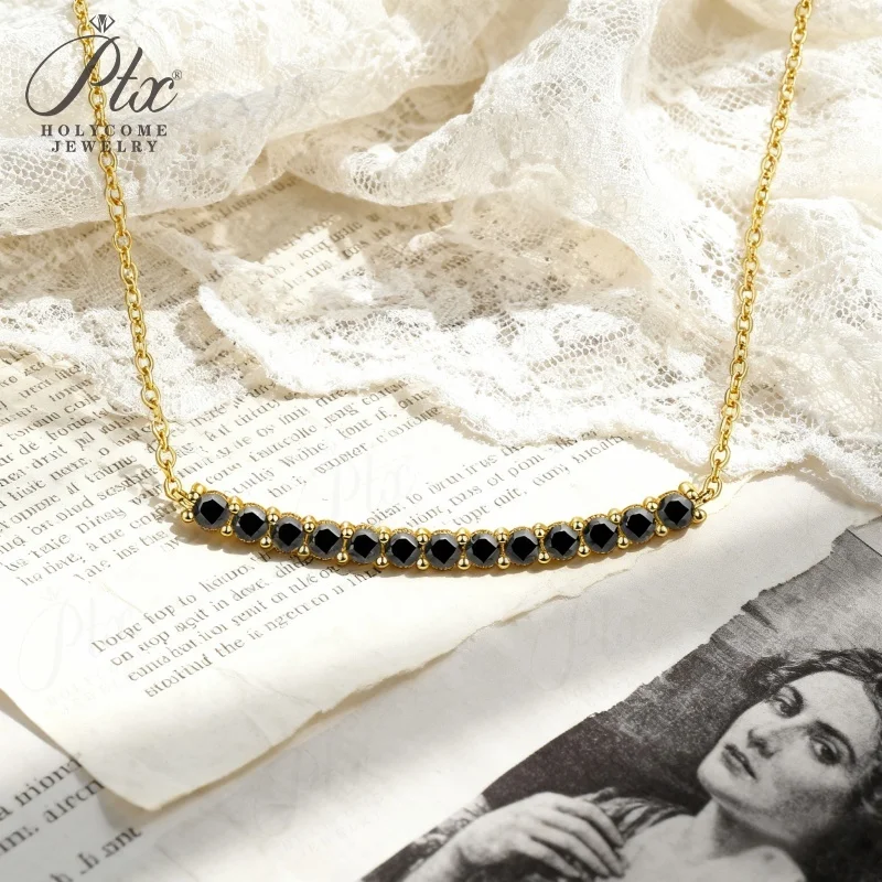 

Round Cut Moissanite Necklace White Yellow Blue White Gold Yellow Gold Geometric Pendant Fine Jewelry Gift for Her