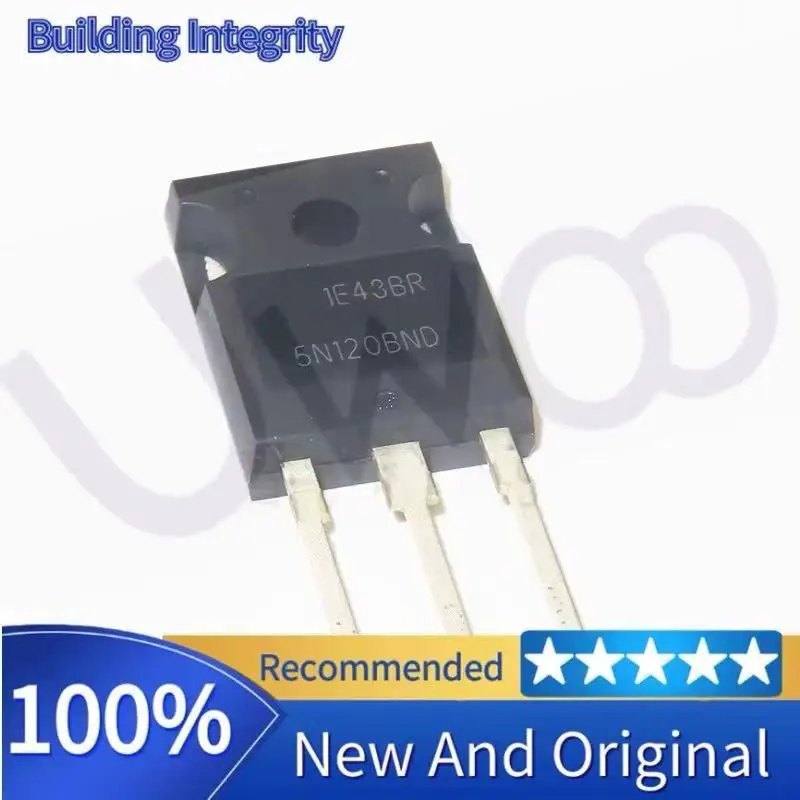 

10 шт. 100% оригинальный запас, новый FQP5N1205N120TO-247 IGBT