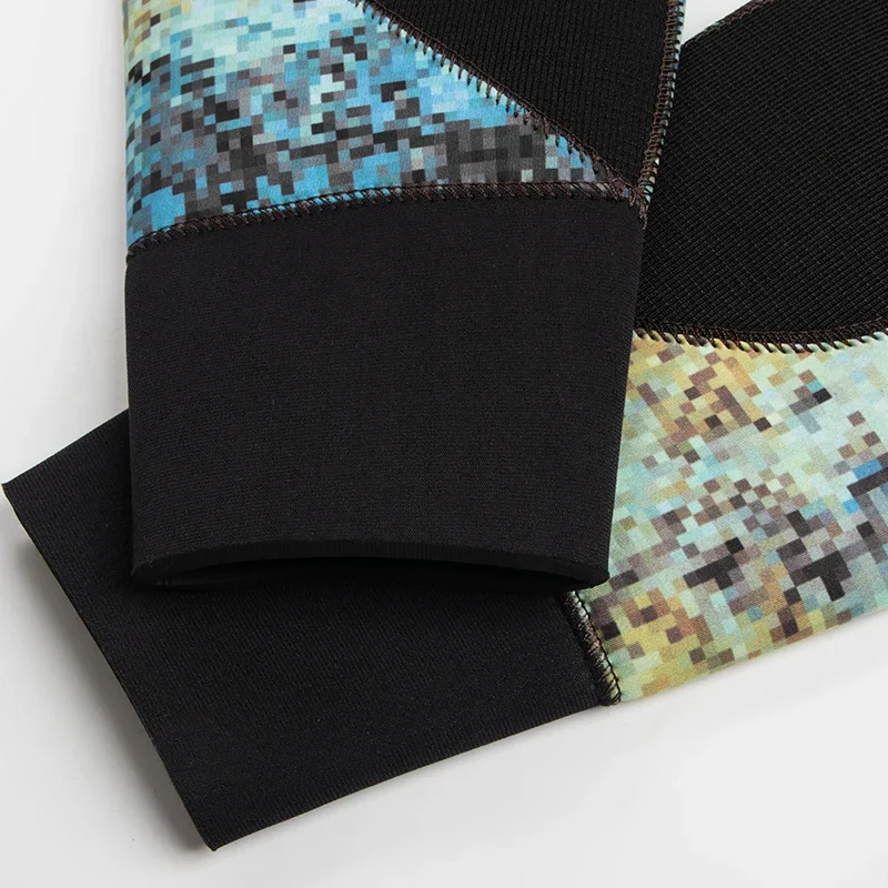 Traje de camuflaje para hombre, traje de buceo de manga larga con capucha de fisión, sumergible, mantiene el calor, impermeable, 2 piezas