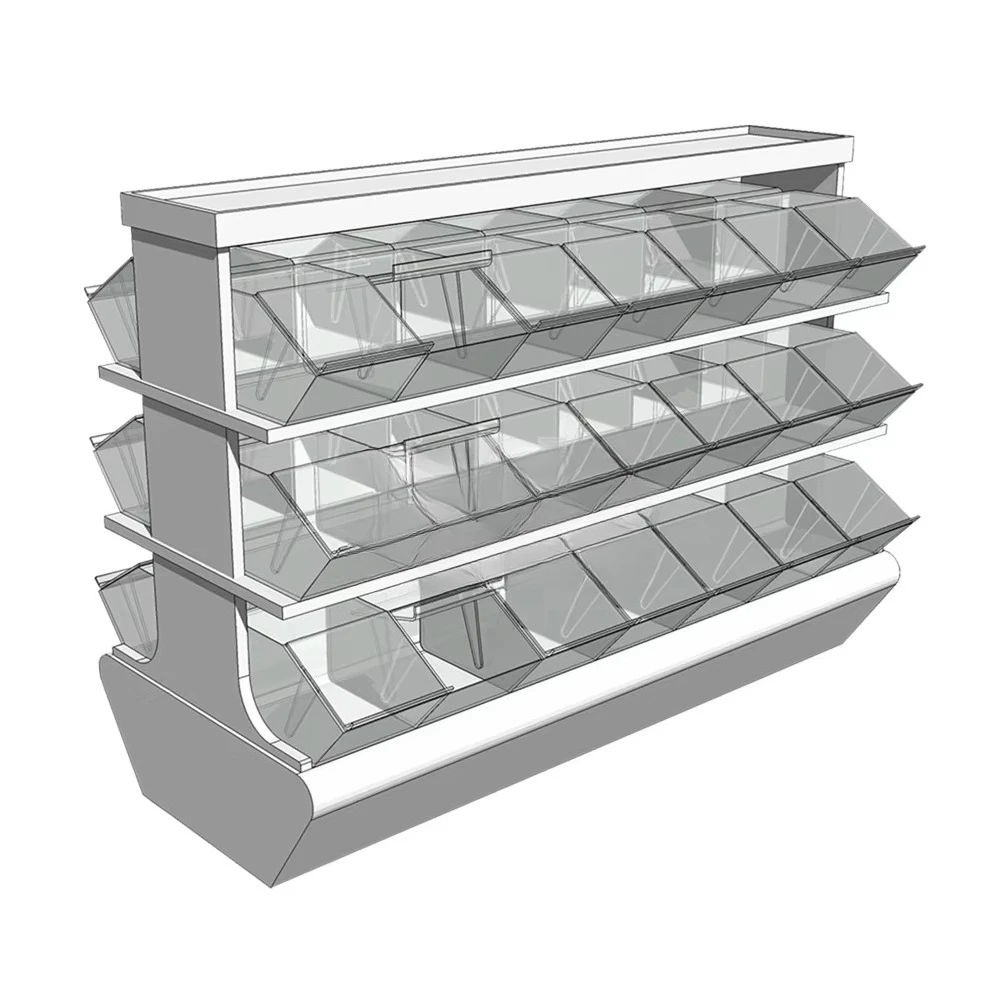 Acrylic candy hanging basket sweet display rack wood sugar rack cabinet  lollipop