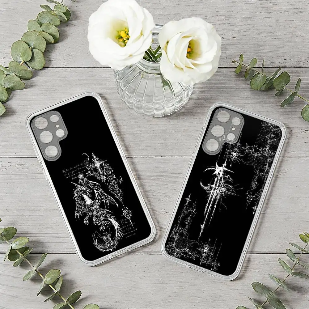 

Cyber Sigil Phone Case For Samsung S26, S25,S24,S21,S22,S23,S30,Ultra,Plus,5G,Transparent Cover