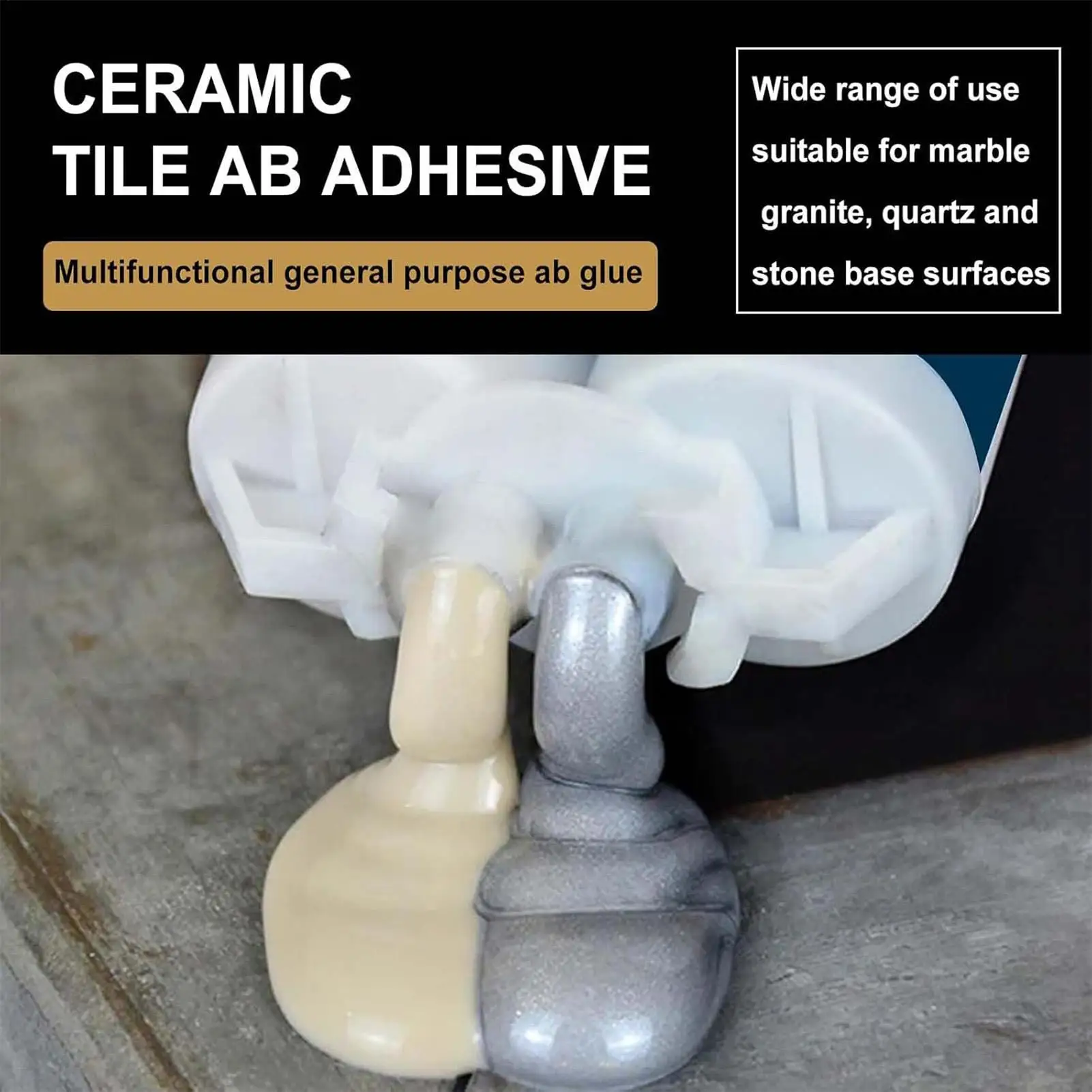 50ml Tile And Ceramic Glaze Repair Paste Fix Tub Chips Sink Cracks with Super Adhesion for Bathtub Tile Repair Paste Adhesive