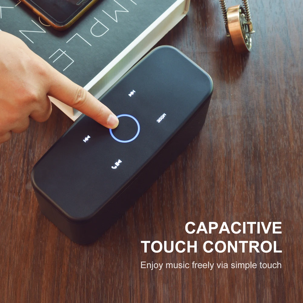 DOSS SoundBox Plus Portable Wireless Bluetooth Speaker TWS Stereo Bass Touch Control Laptop PC Computer Sound Box Music Speakers