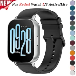 22mm Silicone Strap for Redmi Watch 5 Active/Lite Sport Band Bracelet for Huawei Watch GT6/5 5 4-3Pro 46mm Wristband Accessories