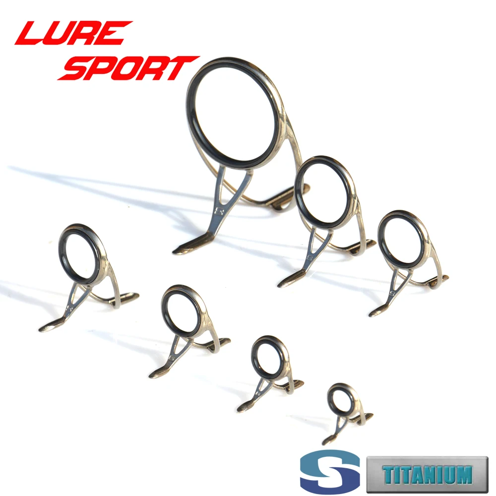 SeaGuide 1pc 2pcs Titanium Frame RS Ring TiXBRSG Guide Rod Building Component Repair DIY Accessory