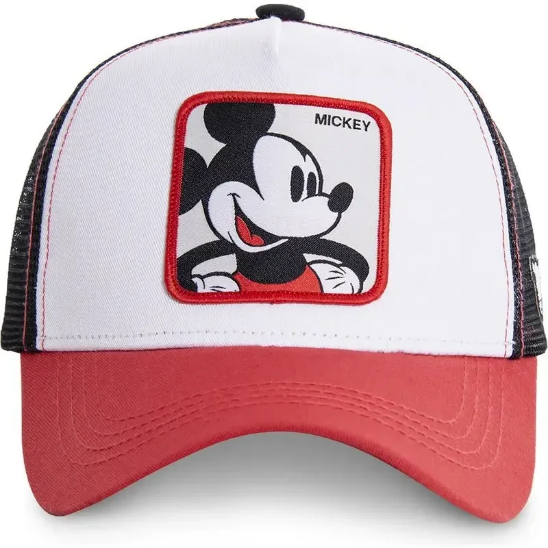 Disney-Casquette de baseball Donald Duck en coton, pare-soleil Anime Rick, camionneur réglable, casquette en maille