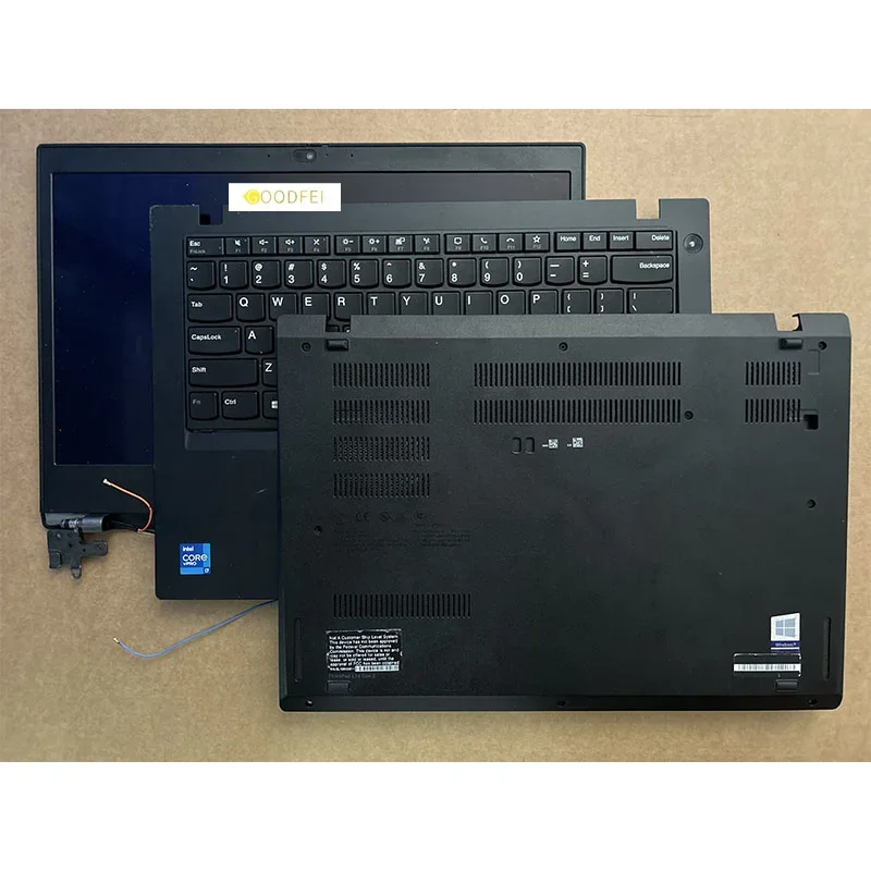 ต้นฉบับสำหรับ Lenovo ThinkPad L14 Gen2โน๊ตบุ๊คครึ่งบนประกอบ AB COVER FHD Screen Hinge คีย์บอร์ด palmrest เคสด้านล่าง