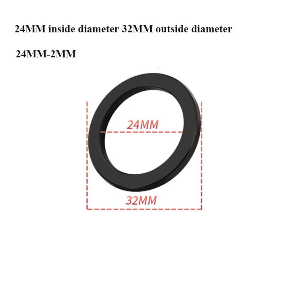 High Quality Aluminum Alloy Hollow Crankset Washers Black Bike Crank Cover Chain Wheel Spacers Bicycle Accessories