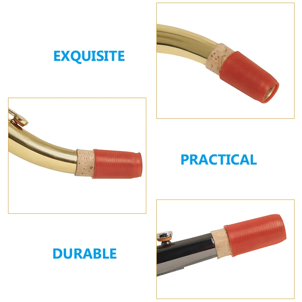 

3Pcs Saxophone Neck Sleeve Soft Silicone Material Lightweight Portable Design Safe Reliable Accessory Sax Accessories