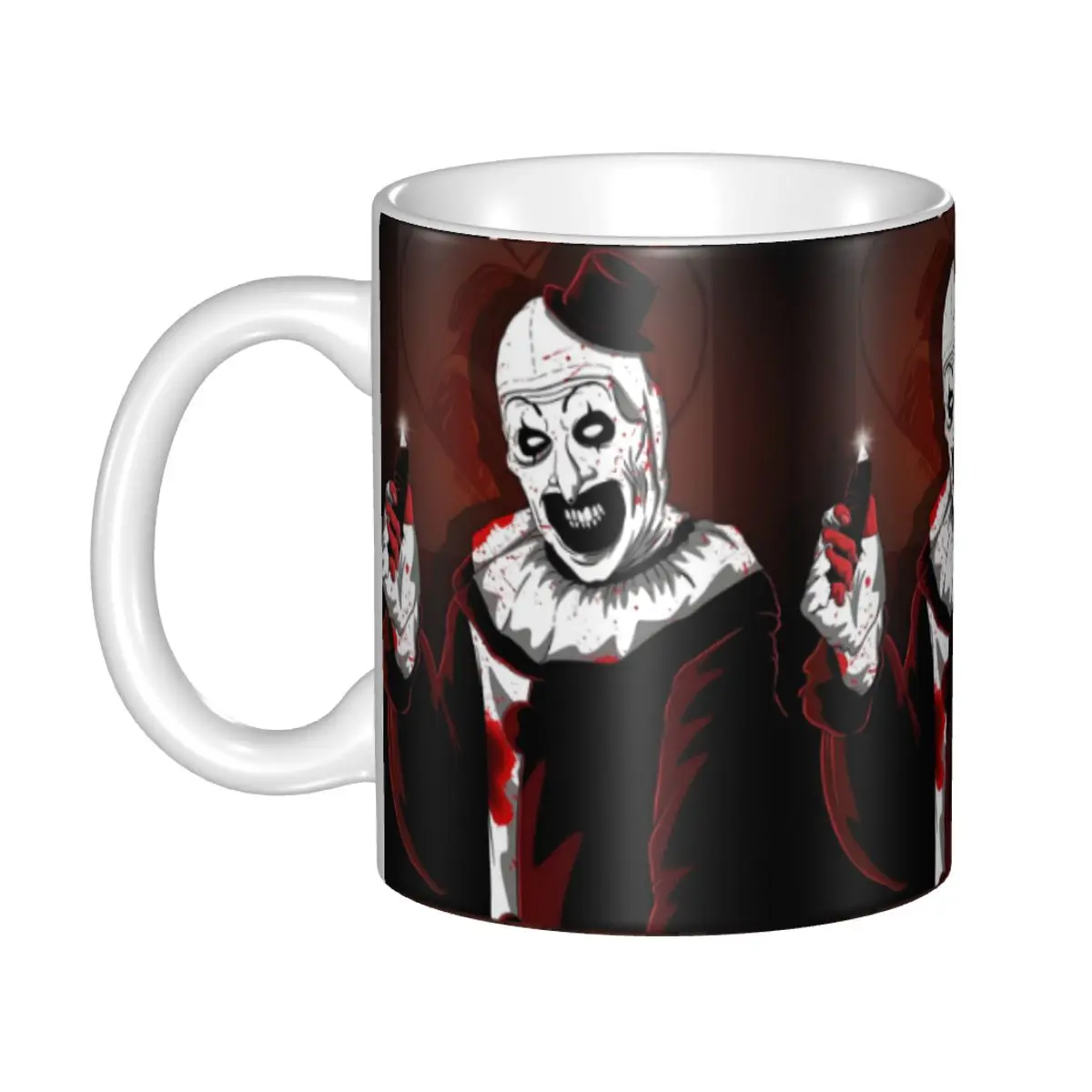 Customized T-Terrifiers Horror Movie Coffee Mug DIY Ceramic Milk Tea Cups