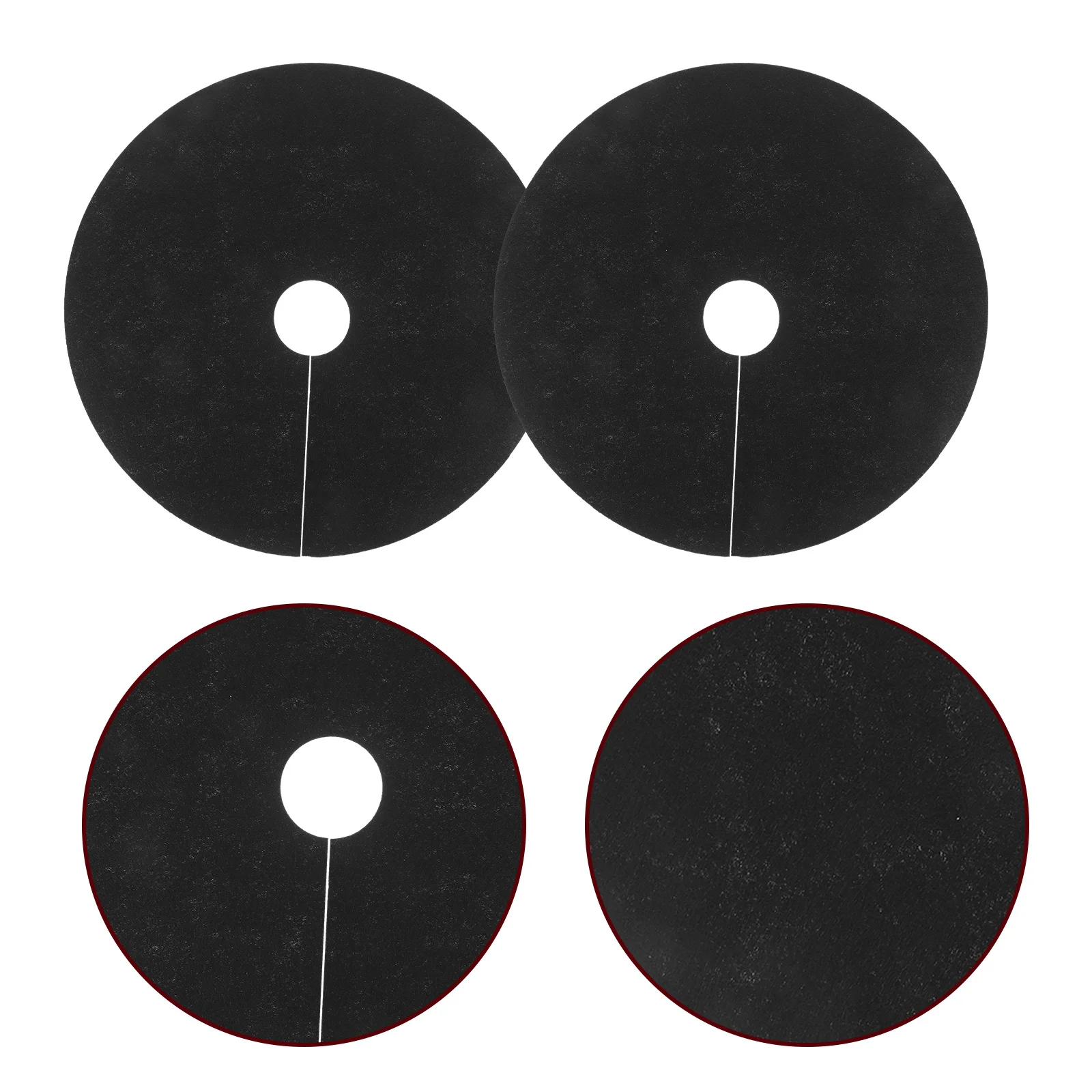 แผ่นคลุมต้นไม้แบบไม่ทอ 10 ชิ้น ระบายอากาศได้ ป้องกันราก สำหรับสวน ไร่น้ำ จัดสวน ช่วยกักเก็บความชื้นในดิน