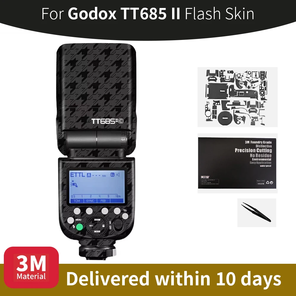 

Для Godox TT685ii Skin Godox TT685 ii Camera Flashes Skin против царапин Godox Flash Sticker защитная пленка