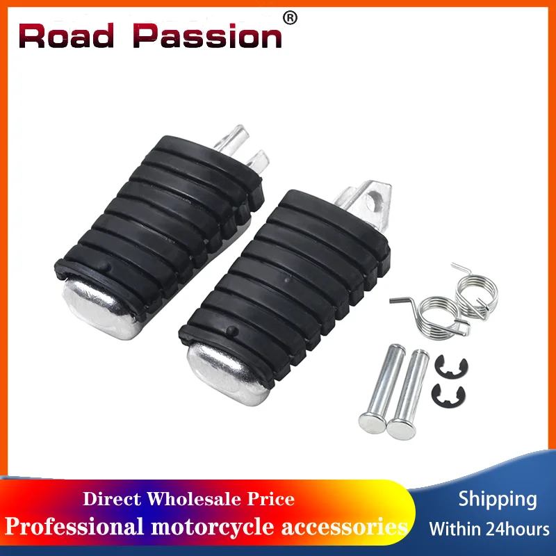 

Road Passion Motorcycle Footrest Front Foot Pads For Yamaha XV125 XV250 XV400 XV500 XV535 XV750 XV1100 XVS125 XVS250 XVS400