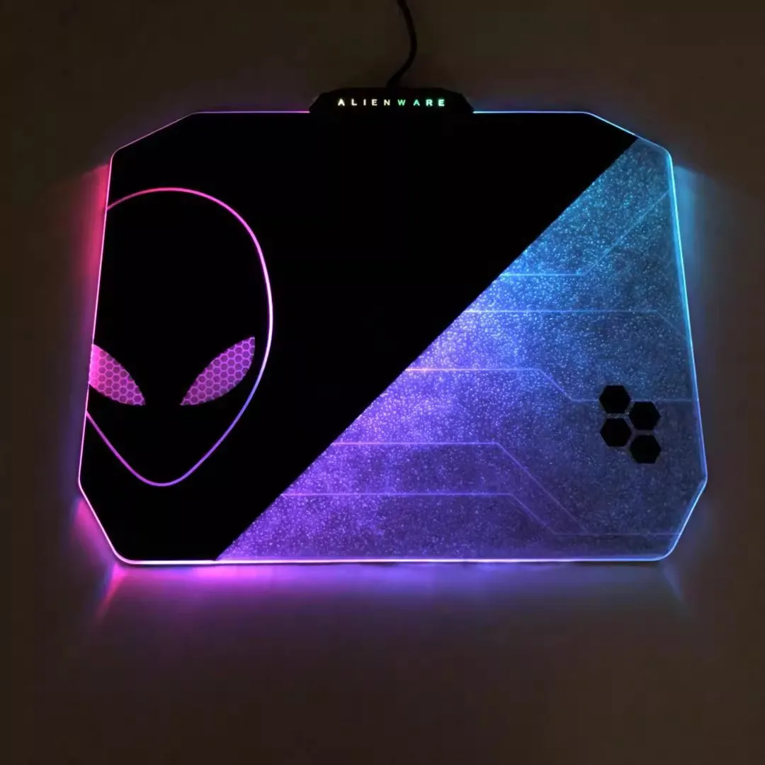 Tapis de souris pour Alienware Esports, jeu N4, RGB iris, mode, personnalisation du mod