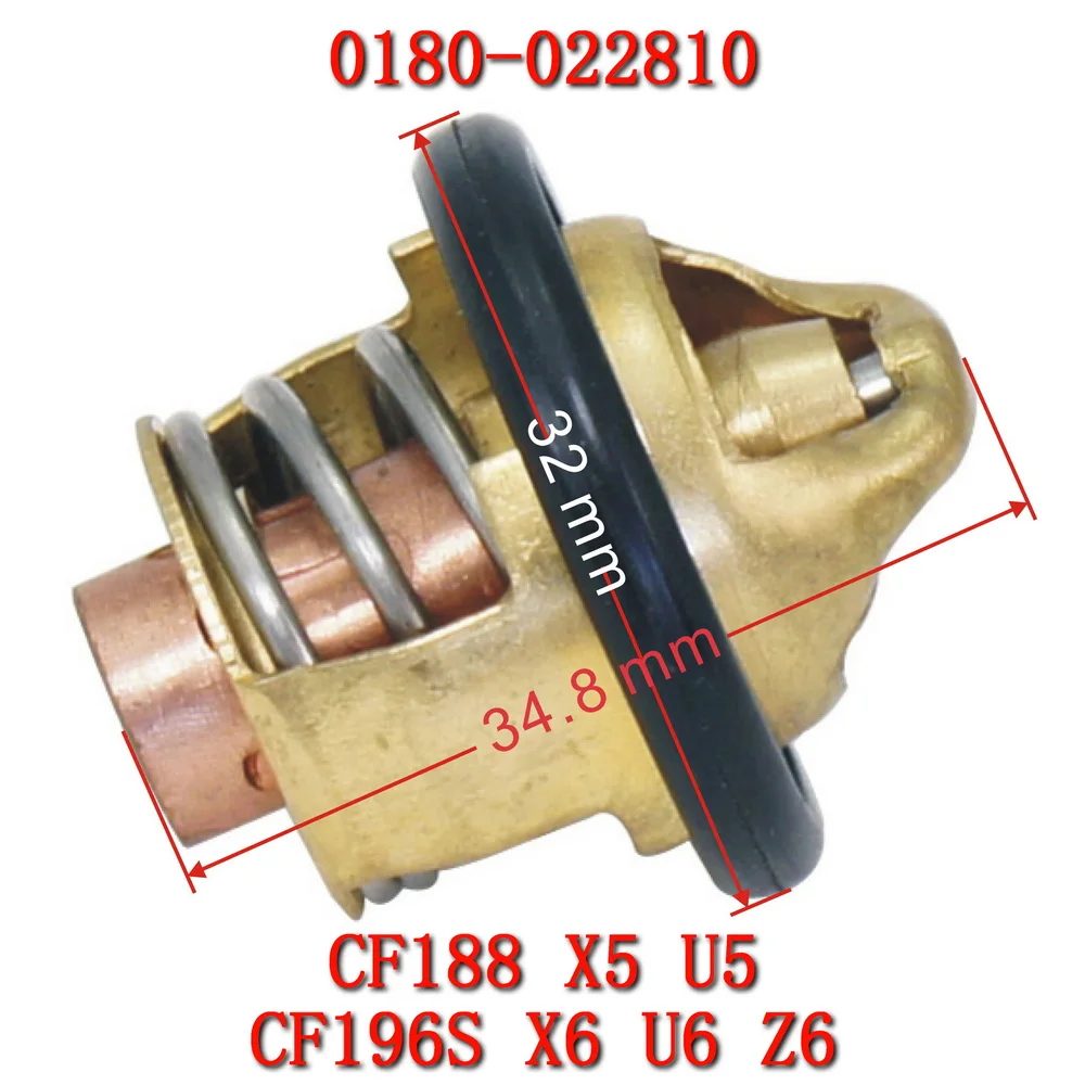 

Motorcyle Thermostat 0180-022810 for ATV UTV SSV Accessories Engine CF500 X5 CF188 UForce 500 U5 CF188-A 500cc CF Moto Part