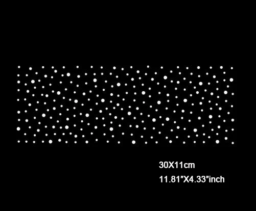 10 шт./партия (30x11 см), звездное небо, суперъяркие стразы горячей фиксации, теплопередающие Стразы для рукоделия, швейный комплект (SSA-3507)