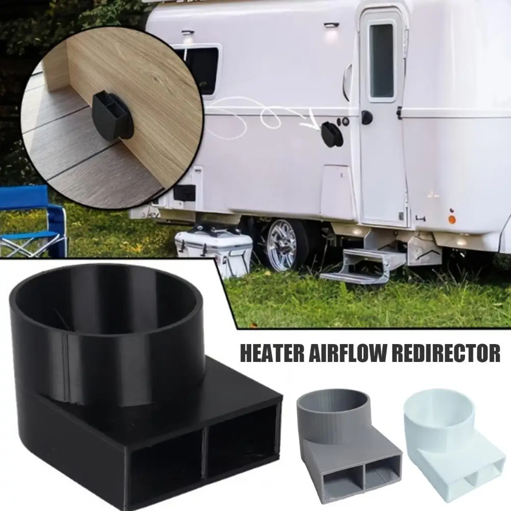 Vehicle Heater Air Deflector Rv Heating Air Diffuser Vent Cover 3d Printed Caravan Heater Outlet with Airflow Director for Van