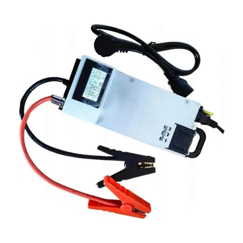 T23C High-Power 12V 750W Adjustable 14.4V Lead-Acid Battery Charger 13.8V Car Battery Programmer 14.6V English Version US Plug