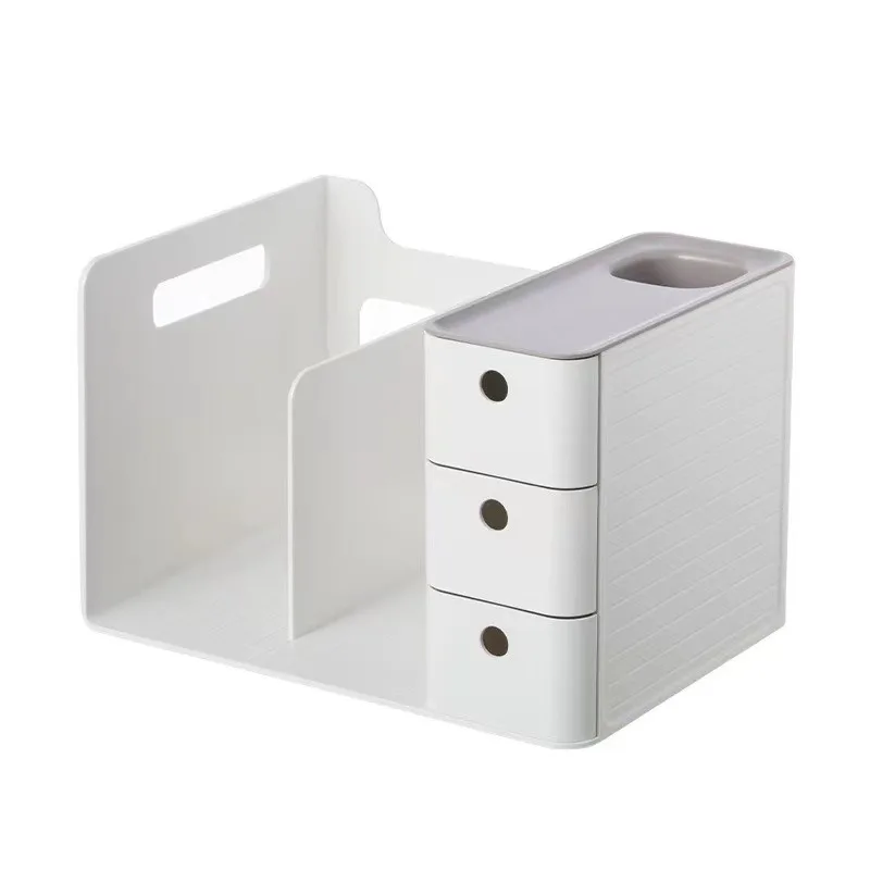 

Creative Desktop Drawer Stationery Organizer Student School Supplies Book Organizer Office File Sundry Organizing Shelf