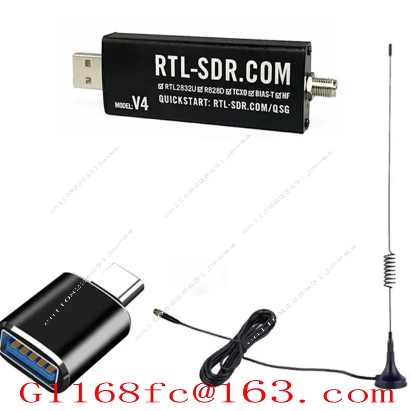 RTL-SDR V4 Software Defined Radio Receiver RTL2832U R828D 1PPM