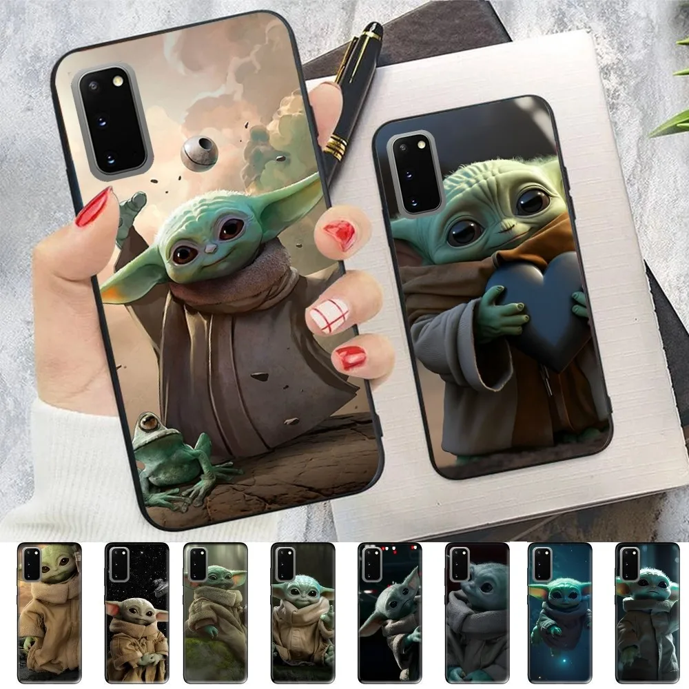 cute Baby Y-Yoda Phone Case For Samsung S 9 10 20 21 22 23 30 23plus lite Ultra FE S10lite Fundas