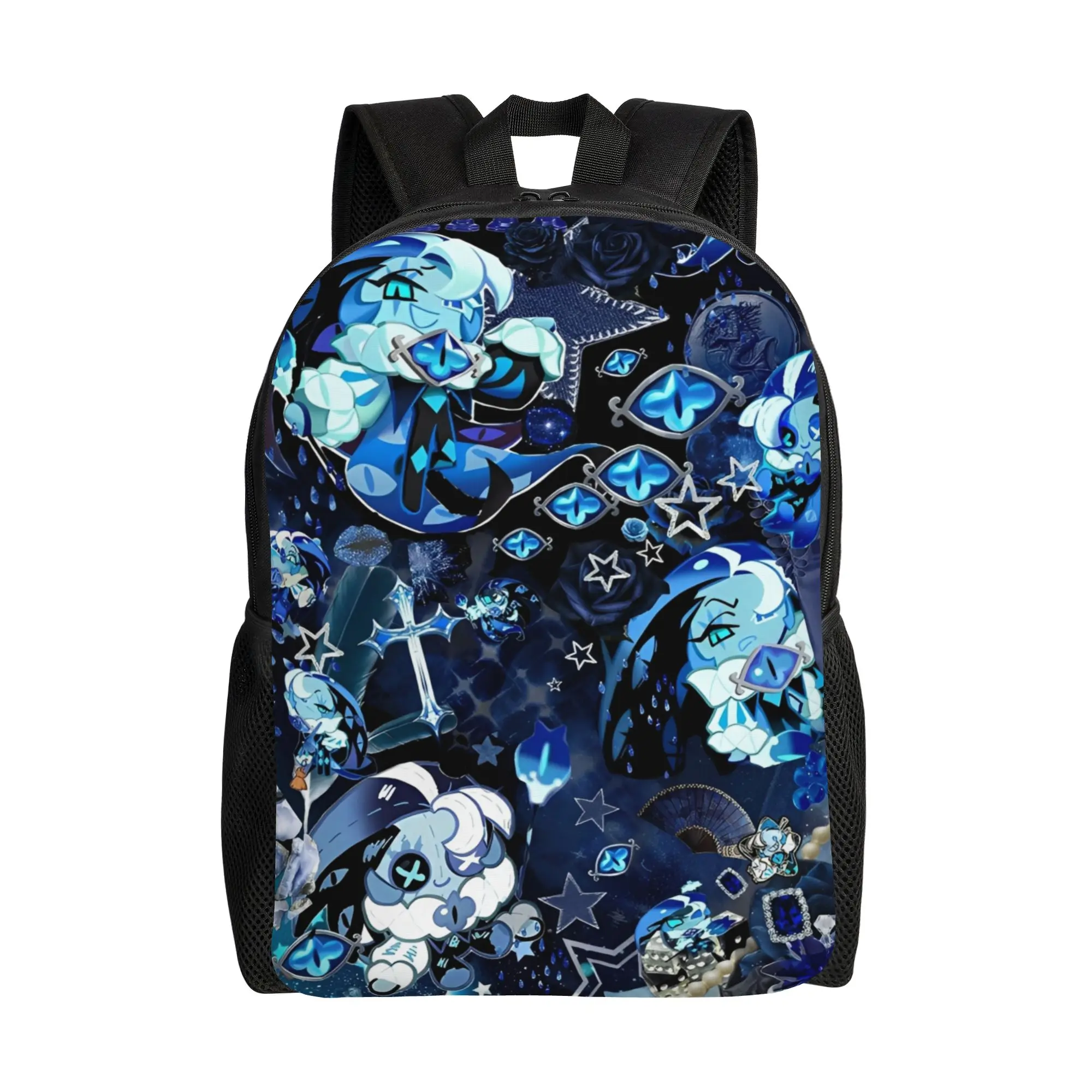 

Рюкзак Cookie Run Kingdom Shadow Milk Cookie для мужчин и женщин, модный студенческий рюкзак для походов и путешествий, сумка через плечо для колледжа, подарок