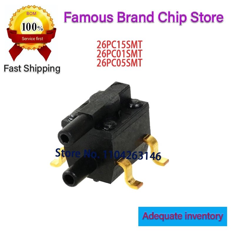 Authentic 26PC15SMT 615F 26PC01SMT 601F 26PC05SMT 605F Honeywell SMD-4 26PC series low pressure sensor 1pcs/lot