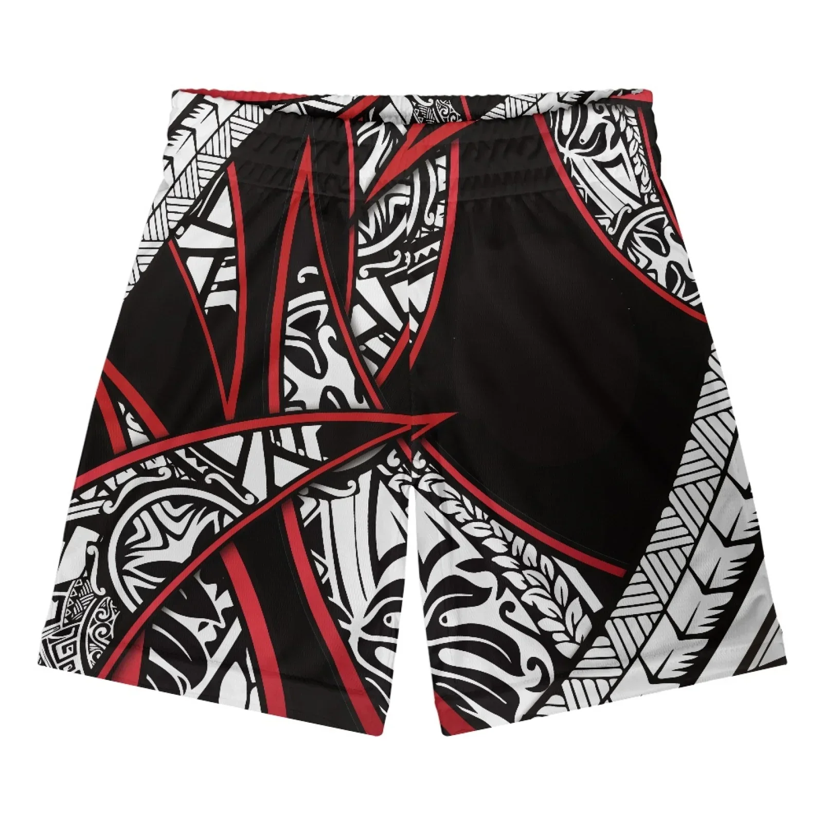 Polynesian Tribal Fijian Totem Tattoo Fiji Prints Summer High Quality Men\'s Casual Beach Shorts Brand Shorts Basketball Shorts