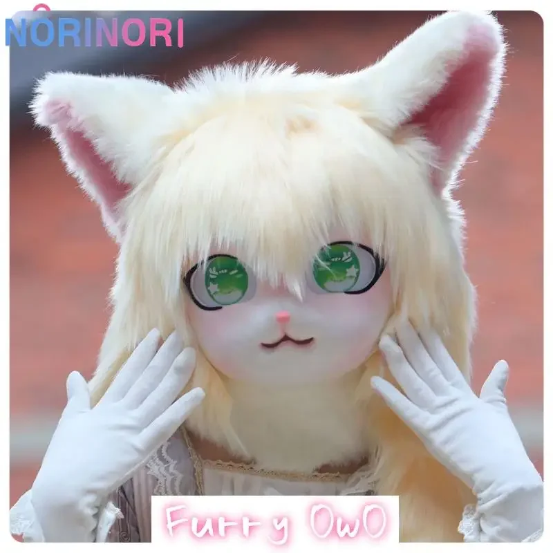 Fursuit Kigurumi Headsets Furry Cosplay Costumes Comiket Furries Rubbit Doll Cat Comiket Furries Doll costumes Animal 23 Styles