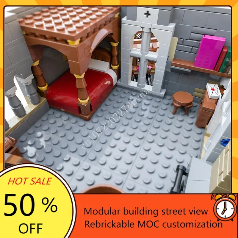7500 + PCS MOC 중세 성 빌딩 블록 모델 교육 기술 벽돌 DIY 조립 세트 어린이 휴일 선물을위한 장난감 퍼즐
