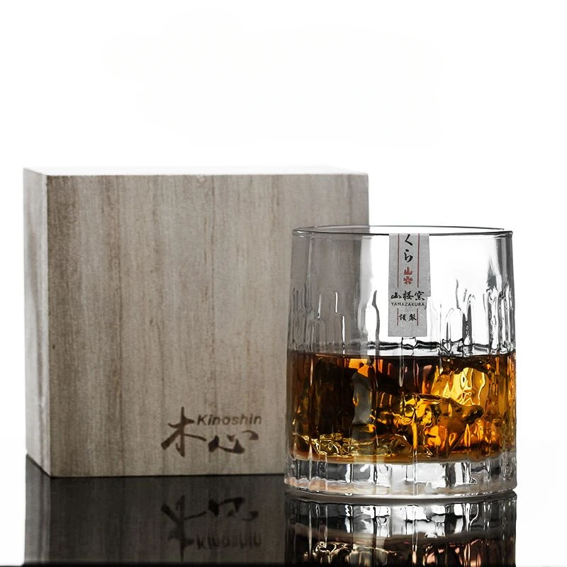 Japońska szklanka do whisky japońska kolekcja wind ręcznie robione szkło