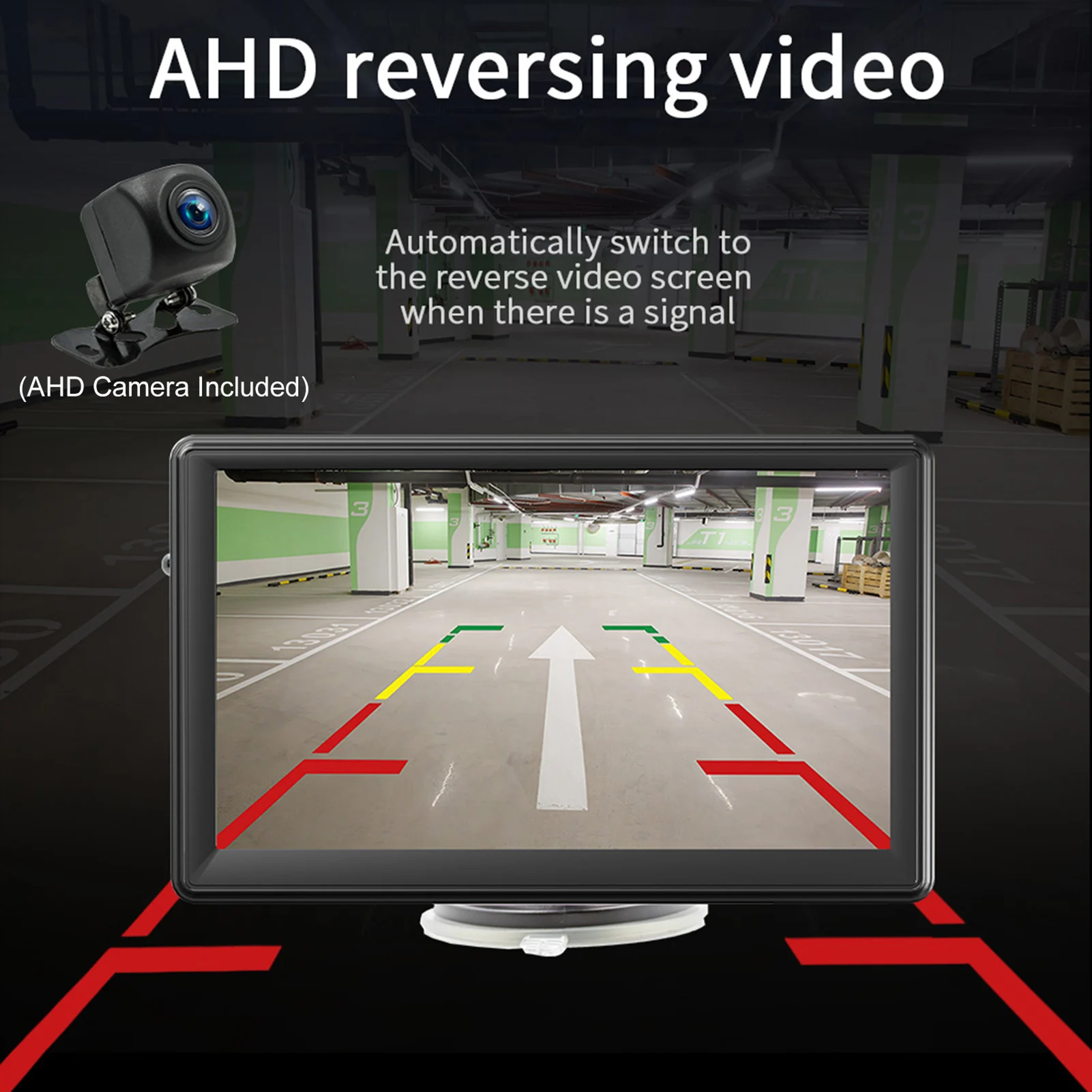 

7-Inch HD Screen Supports CarPlay Android Auto MirrorLink AHD Reverse Camera Smart Car