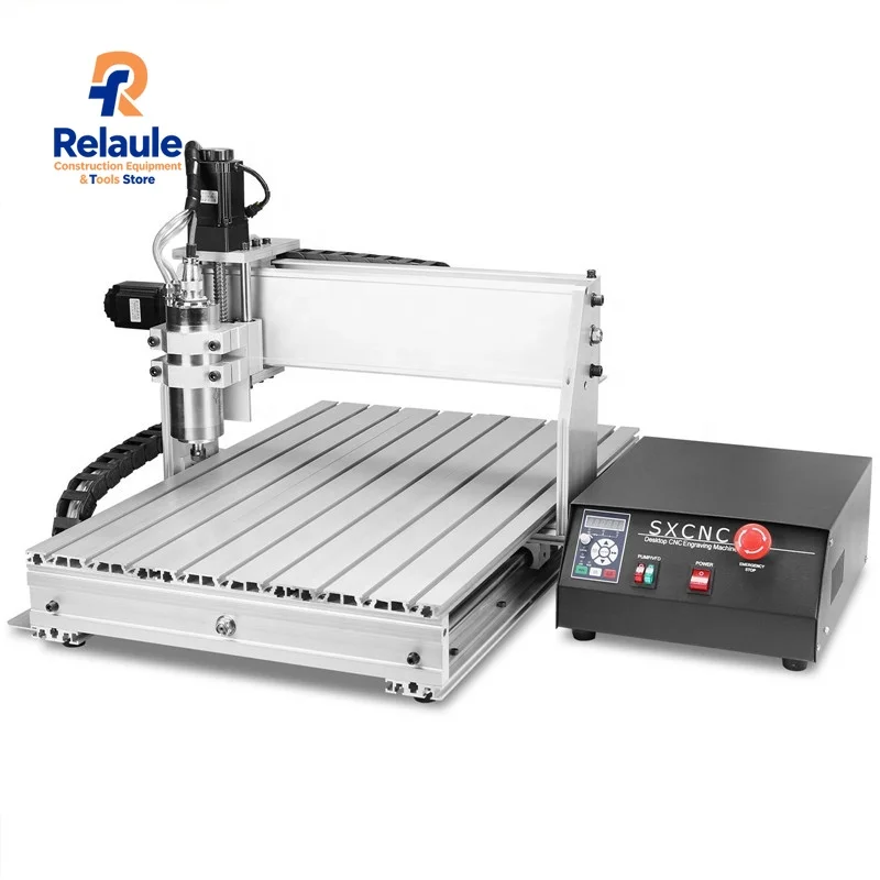 Lase Potente Sihao CNC Router 6040Z 4 Axis CNC Router Machine 1.5kW Spindle Wood Engraving Machine