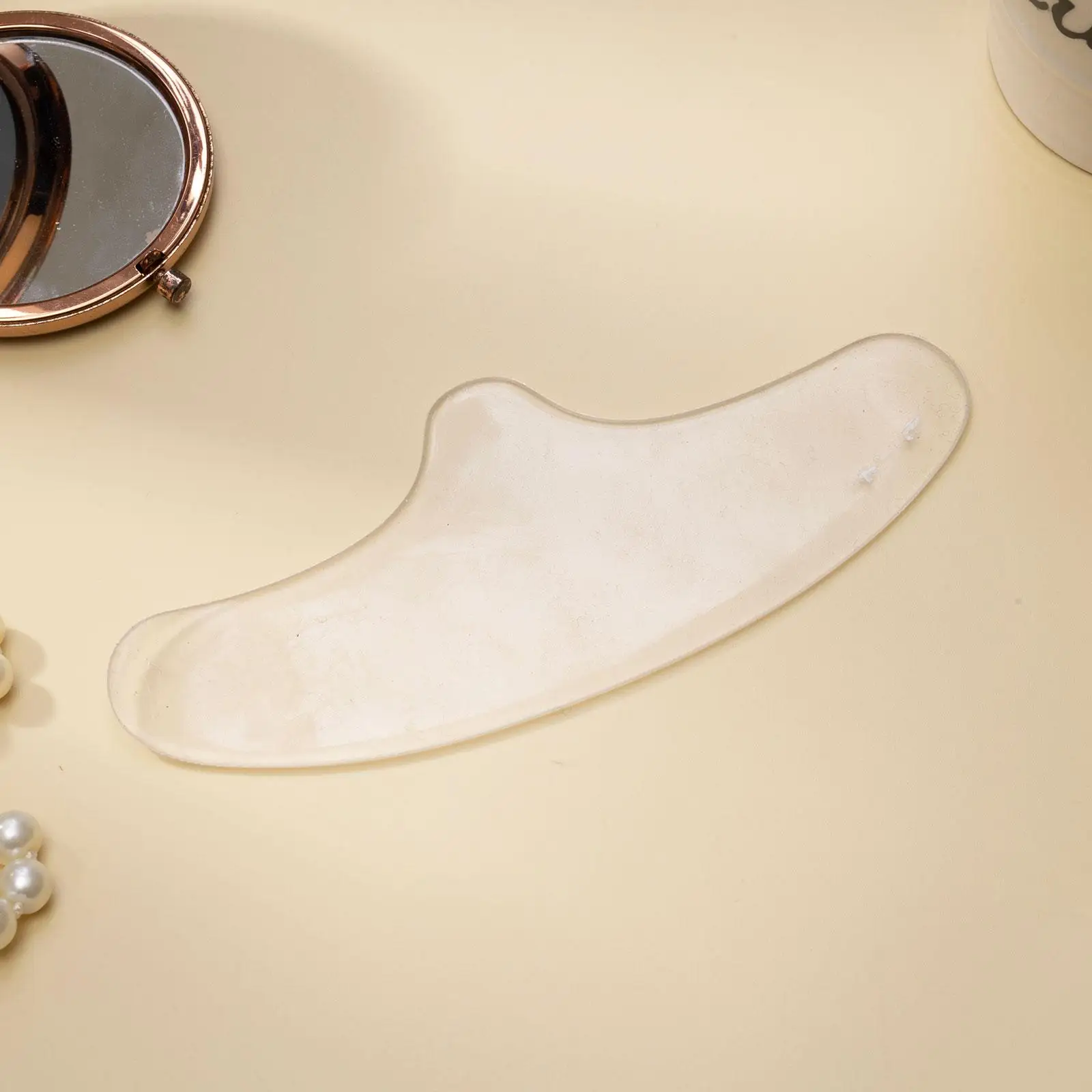 رقع مضادة للتجاعيد من السيليكون قابلة لإعادة الاستخدام، رقع إزالة تجاعيد الوجه والعين والجبهة والذقن، شريط العناية بالبشرة غير المرئي