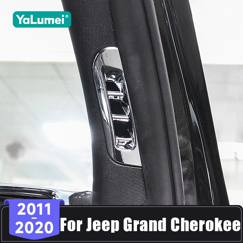 Für Jeep Grand Cherokee WK2 2011 2012 2013 2014 2015 2016 2017 2018 2019 2020 Auto Vorne EINE Säule Klimaanlage Vent Outlet Trim
