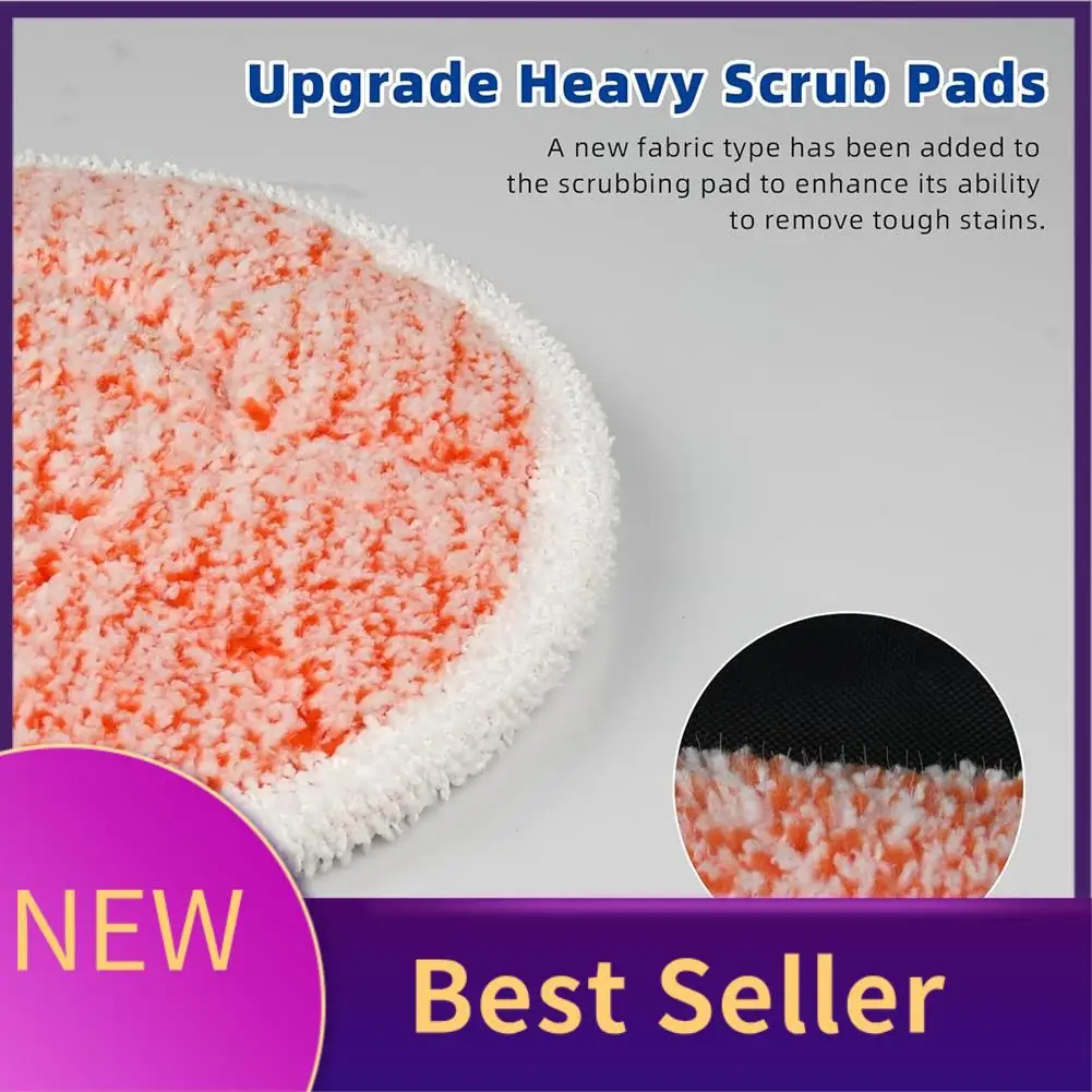 

B46C, 6 упаковок подушечек для швабры 3897A для пылесоса Bissell Spinwave Smartsteam 3897A, 4 подушечки для чистки + 2 тяжелых подушечки для чистки, детали 1641112