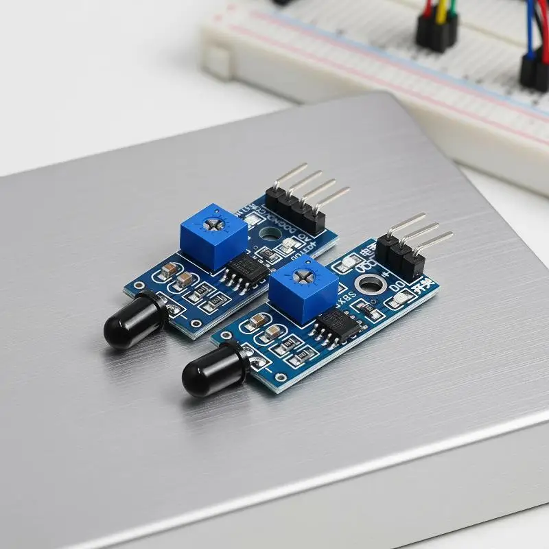 DIY Electronic Robot Project Spare Part IR Infrared 3 4 Pin Smartsense Flame Detection Detector Obstacle Avoidance Sensor Module