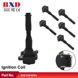 1/6pcs Ignition Coil 0221504004 For BMW E46 M50 M52 M54 M62 M67 323I 525I Z3 328I 528I X5 540I 740I Z8 M5