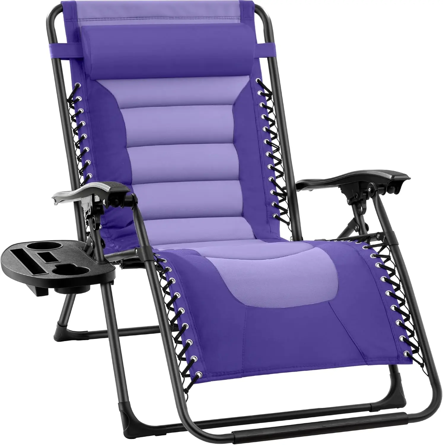 Best Choice Products Oversized Padded Zero Gravity Chair, Folding Outdoor Patio Recliner, XL Anti Gravity Lounger