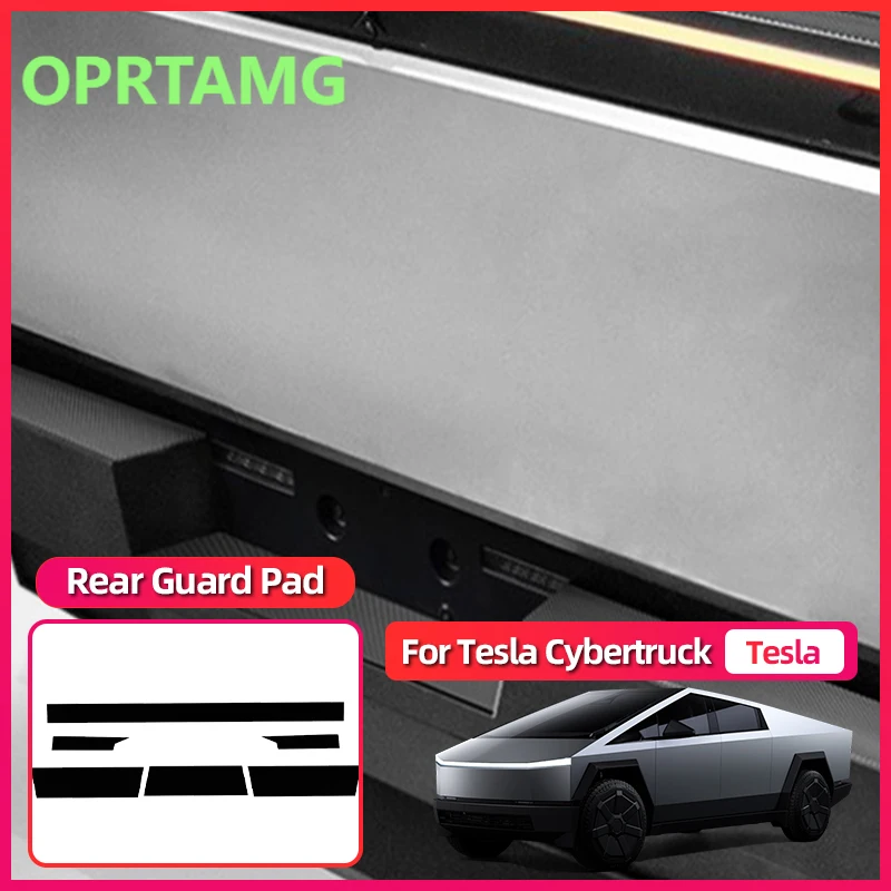 

Для Tesla Cybertruck задний бампер задний ковш крышка защитная экологически чистая защита из ТПЭ аксессуары эмблемы