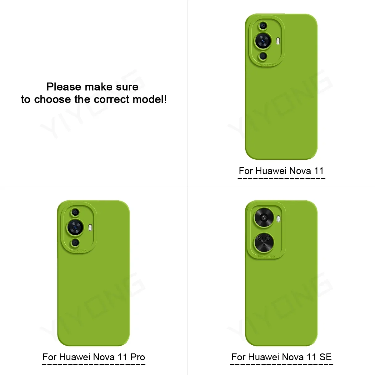 For Nova12s Case YIYONG Silky Soft Liquid Silicone Cover For Huawei Nova 12s 12SE 12i 11 11SE Nova11 SE Nova12SE Phone Cases