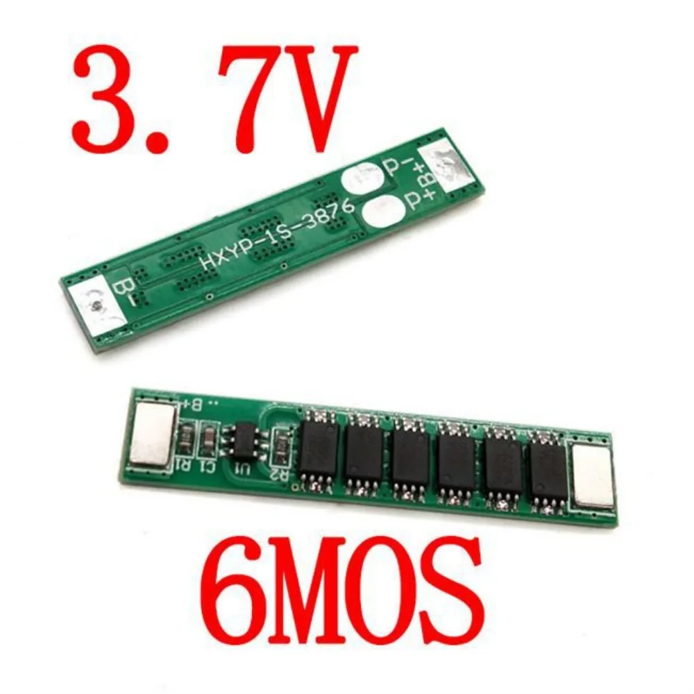 1S 15A 3.7V Li-ion 3MOS 4MOS 6MOS BMS PCM Battery Protection Board 7.5A for 18650 Lithium Lion Battery