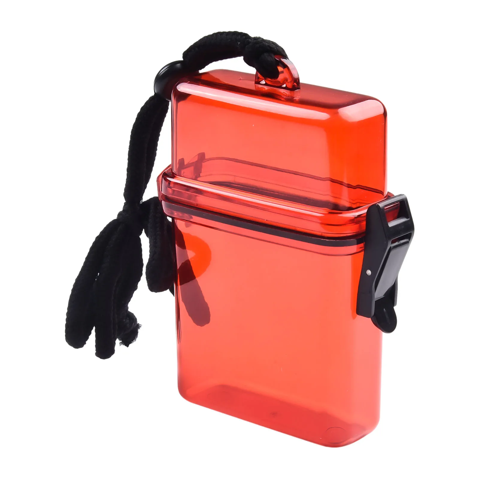 1 Pc Waterproof Sport Case Plastic 11.9*9.4*3.6mm With Lanyard Sealed Box For Kayaking Rafting Swimming Pool Accessories