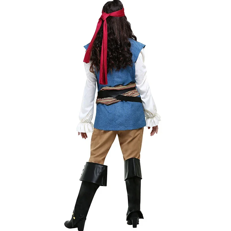 Sexy Women Pirate Costume Plus Size Female Halloween Anime Fancy Party Dress Carnival Adult Pirate Jack Sparrow Cosplay Costumes