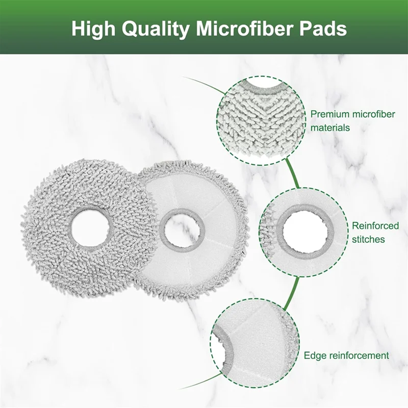 أجزاء قماش Dreame X40 Ultra / X50 Ultra Mop الأصلية Dreame L10s Pro Ultra Heat / L20 Ultra Rotary Mops Pad الوصول الأصلي #4