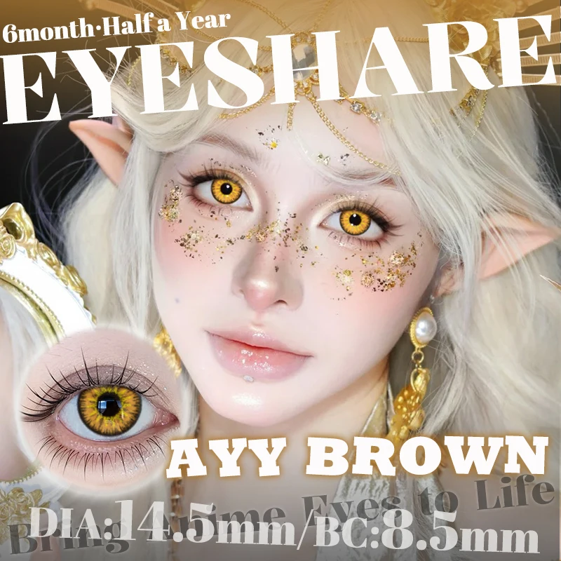 EYESHARE 1 Paar Rote Cosplay-Farbige Kontaktlinsen für Augen Verrücktes Halloween-Make-up Farbige Augenlinsen Anime-Zubehör – Detail 13