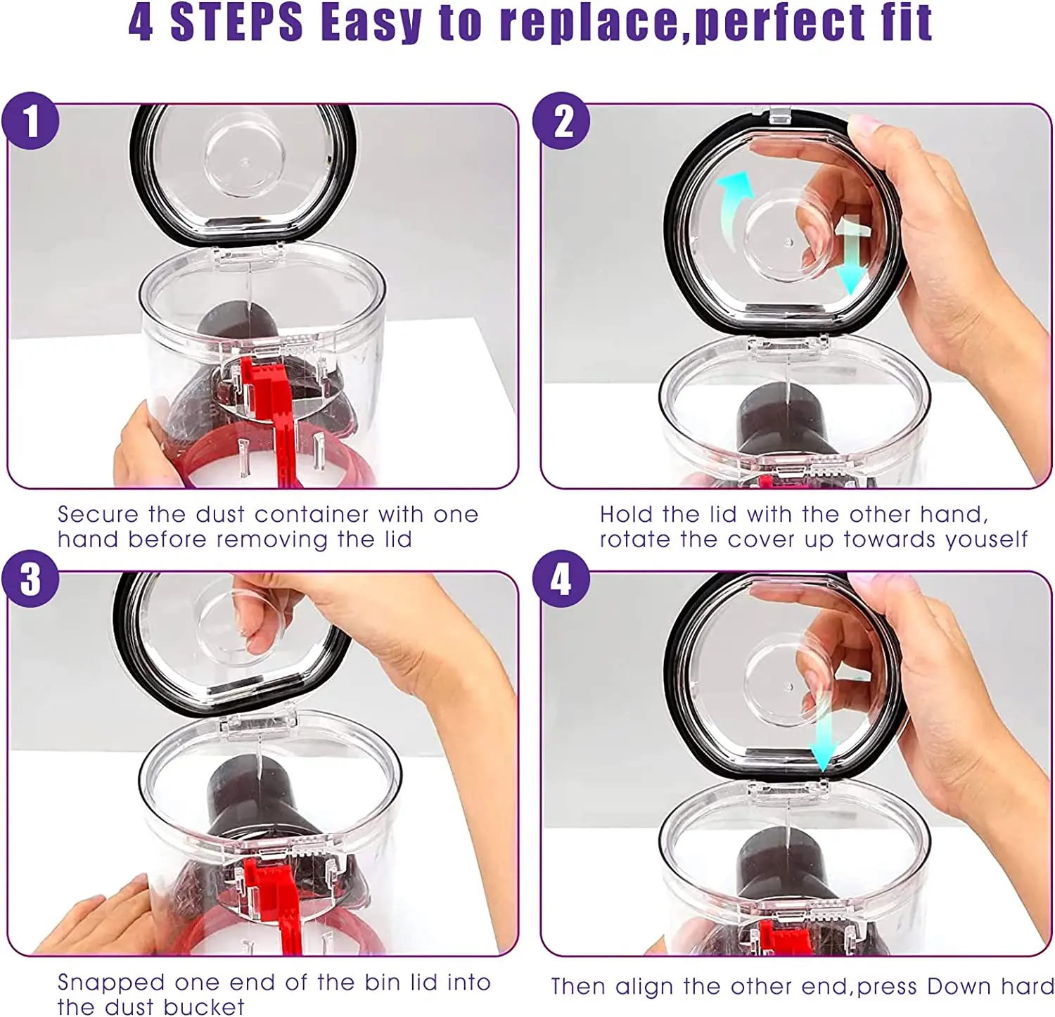 Couvercle de poubelle à poussière pour aspirateur sans fil Dyson V7, V8, SV10, SV11, pièces de rechange de capuchon de boîte de dépoussiérage, accessoires de base